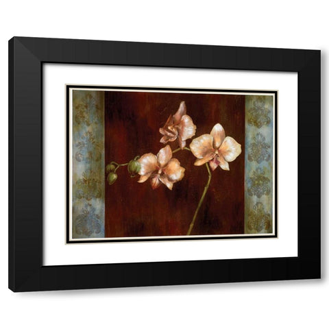 Greige II Black Modern Wood Framed Art Print with Double Matting by Werbelow, Selina