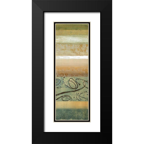 Blue Mood I Black Modern Wood Framed Art Print with Double Matting by Werbelow, Selina