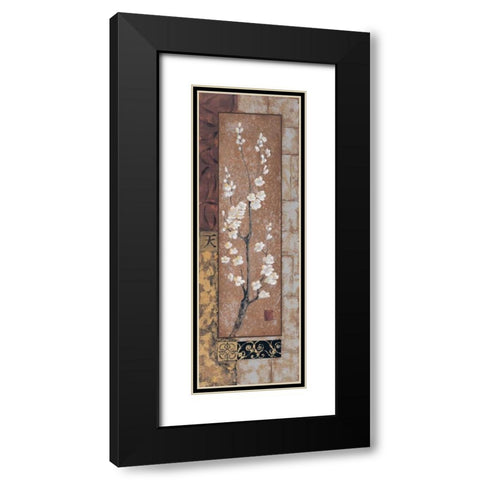Destiny Black Modern Wood Framed Art Print with Double Matting by Wacaster, Linda