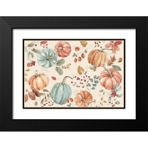 Autumn Feel I Black Modern Wood Framed Art Print with Double Matting by Audit, Lisa