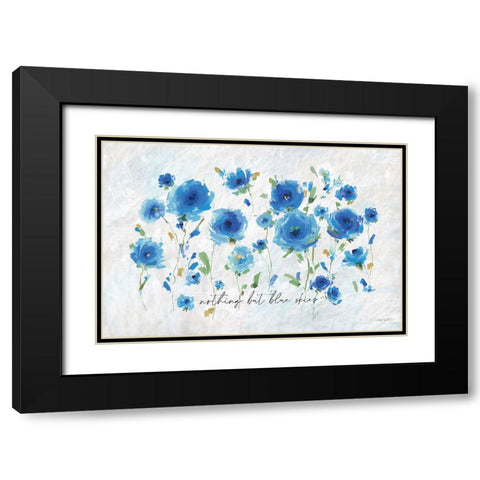 Blueming 07 Black Modern Wood Framed Art Print with Double Matting by Audit, Lisa