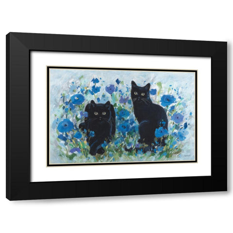 Blueming 12 Black Modern Wood Framed Art Print with Double Matting by Audit, Lisa