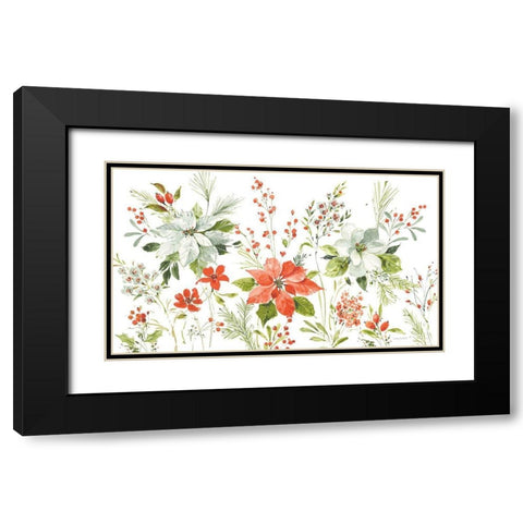 Christmas Forever I Black Modern Wood Framed Art Print with Double Matting by Audit, Lisa