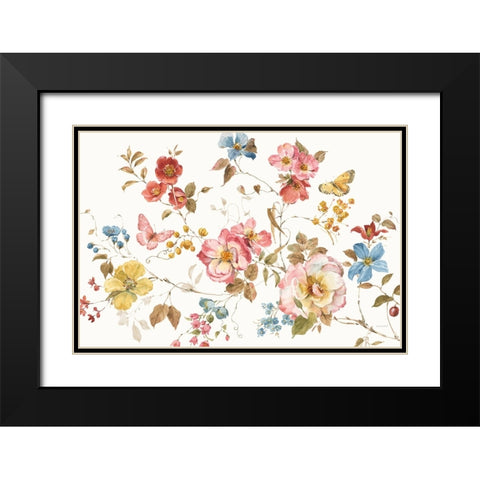 Countryside I Black Modern Wood Framed Art Print with Double Matting by Audit, Lisa