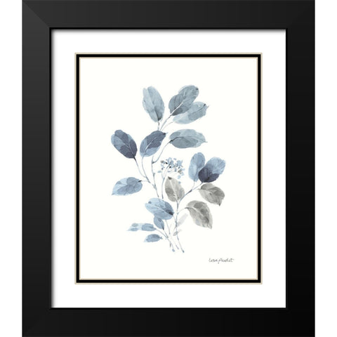 Dancing Leaves III Black Modern Wood Framed Art Print with Double Matting by Audit, Lisa