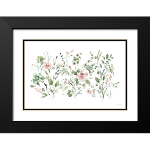 Inner Garden 01 Black Modern Wood Framed Art Print with Double Matting by Audit, Lisa