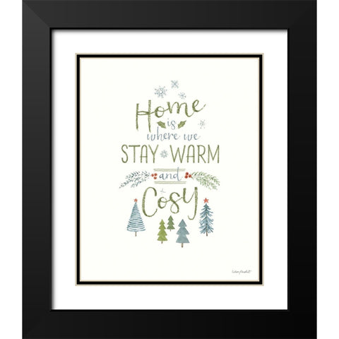 Jolly Gnomes XVI Black Modern Wood Framed Art Print with Double Matting by Audit, Lisa