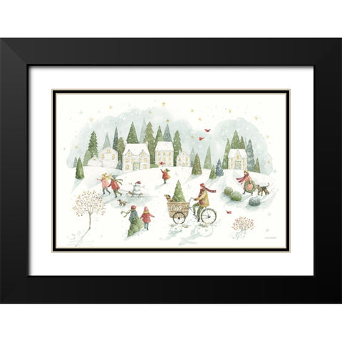 Magical Winterland I Black Modern Wood Framed Art Print with Double Matting by Audit, Lisa