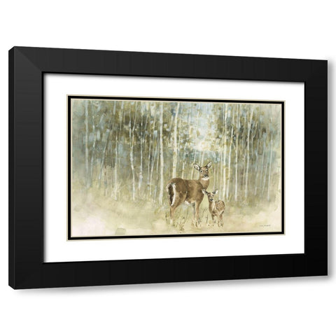 Natures Call I neutral Black Modern Wood Framed Art Print with Double Matting by Audit, Lisa