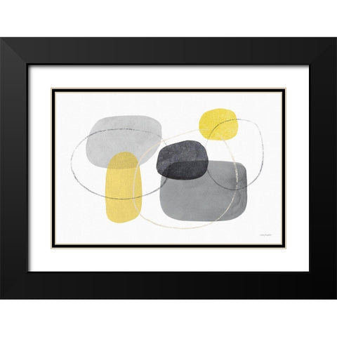 Radiance 01 Black Modern Wood Framed Art Print with Double Matting by Audit, Lisa