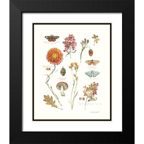 Seasons Study V Black Modern Wood Framed Art Print with Double Matting by Audit, Lisa