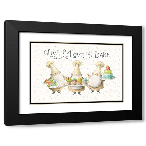 Sweet Little Pleasures II Black Modern Wood Framed Art Print with Double Matting by Audit, Lisa