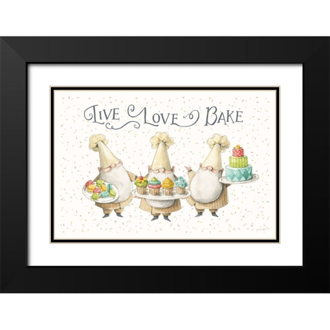 Sweet Little Pleasures II Black Modern Wood Framed Art Print with Double Matting by Audit, Lisa