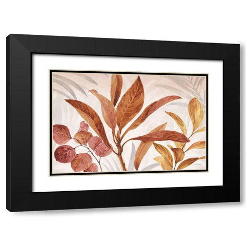 Terra 01 Black Modern Wood Framed Art Print with Double Matting by Audit, Lisa