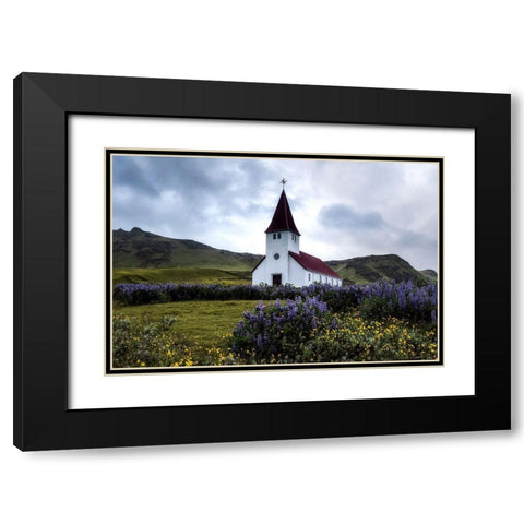 Take Me to Church Black Modern Wood Framed Art Print with Double Matting by Head, Danny