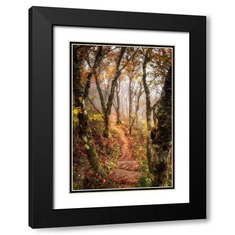 Welcoming Light Black Modern Wood Framed Art Print with Double Matting by Head, Danny