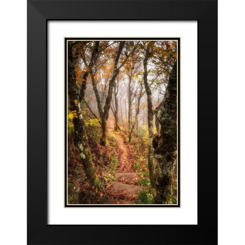 Welcoming Light Black Modern Wood Framed Art Print with Double Matting by Head, Danny