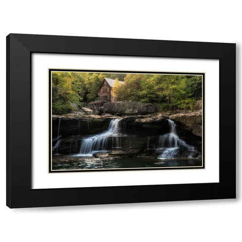 The Mill Black Modern Wood Framed Art Print with Double Matting by Head, Danny