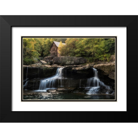 The Mill Black Modern Wood Framed Art Print with Double Matting by Head, Danny