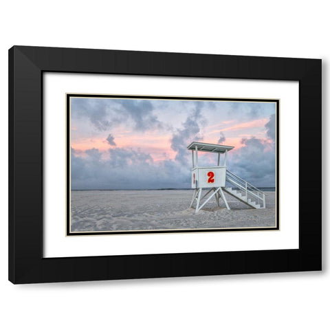 Standing Guard I Black Modern Wood Framed Art Print with Double Matting by Head, Danny