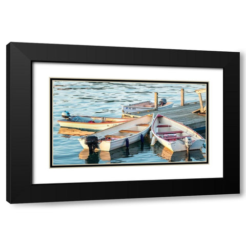Sharing Spaces II Black Modern Wood Framed Art Print with Double Matting by Head, Danny