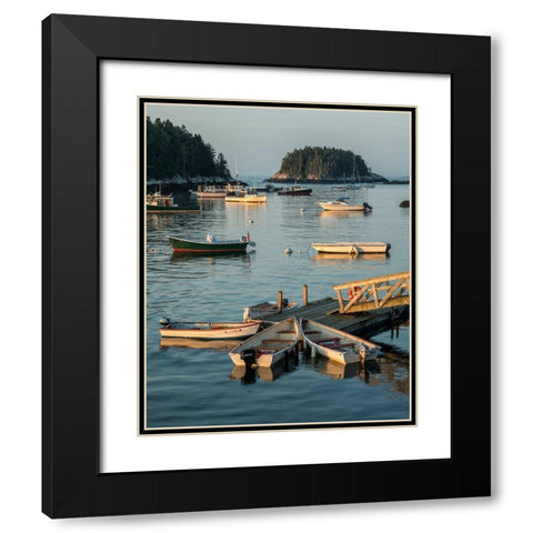 Close Quarters Black Modern Wood Framed Art Print with Double Matting by Head, Danny