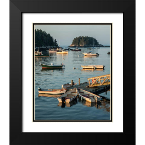 Close Quarters Black Modern Wood Framed Art Print with Double Matting by Head, Danny