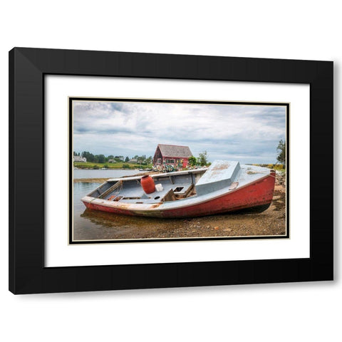 Out of Service II Black Modern Wood Framed Art Print with Double Matting by Head, Danny
