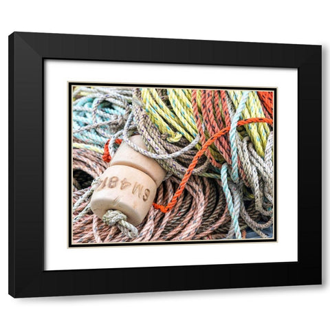 Knowing the Ropes I Black Modern Wood Framed Art Print with Double Matting by Head, Danny