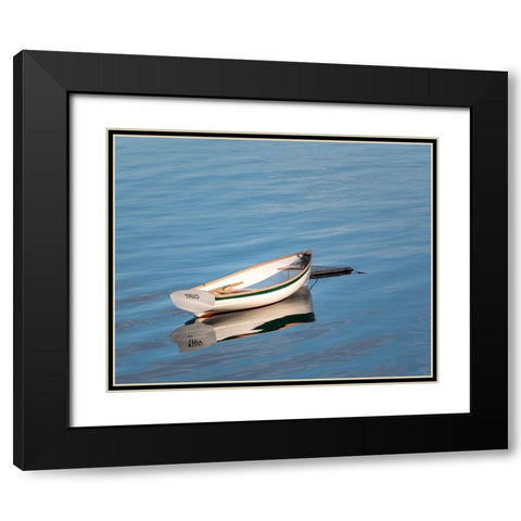 Trio II Black Modern Wood Framed Art Print with Double Matting by Head, Danny