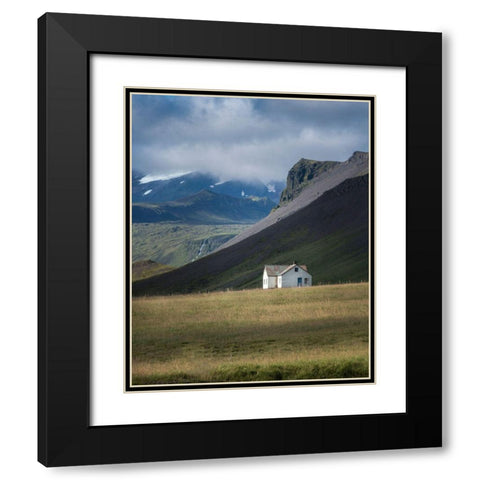 Isolation II Black Modern Wood Framed Art Print with Double Matting by Head, Danny