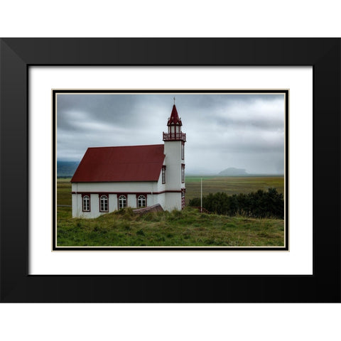 Sundays Destination Black Modern Wood Framed Art Print with Double Matting by Head, Danny