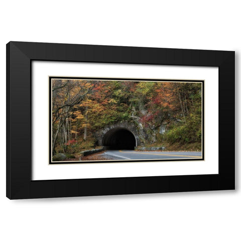 Into the Mountain Black Modern Wood Framed Art Print with Double Matting by Head, Danny