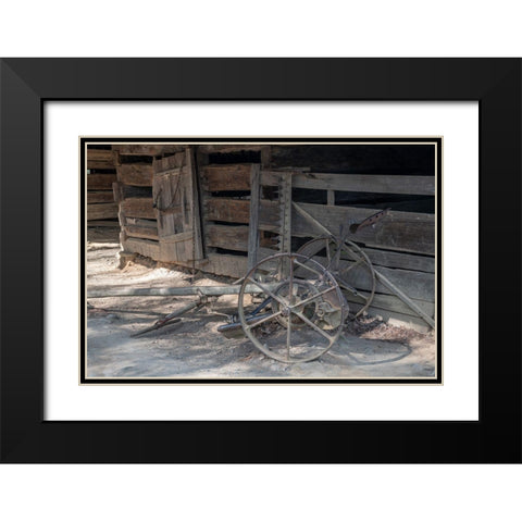 Antiques I Black Modern Wood Framed Art Print with Double Matting by Head, Danny