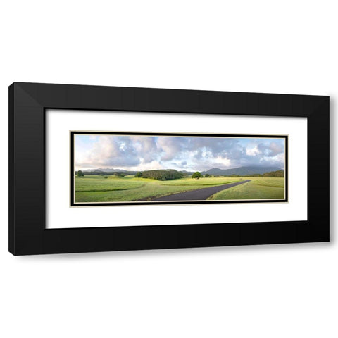 Jarassic Ranch Pano Black Modern Wood Framed Art Print with Double Matting by Head, Danny