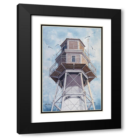 Hilton Head Rear Range - N.C. Black Modern Wood Framed Art Print with Double Matting by Rizzo, Gene