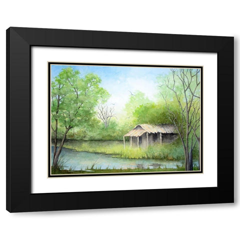 Abandoned Black Modern Wood Framed Art Print with Double Matting by Rizzo, Gene