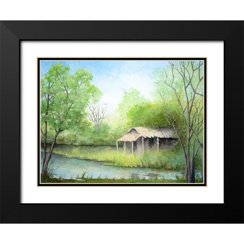 Abandoned Black Modern Wood Framed Art Print with Double Matting by Rizzo, Gene