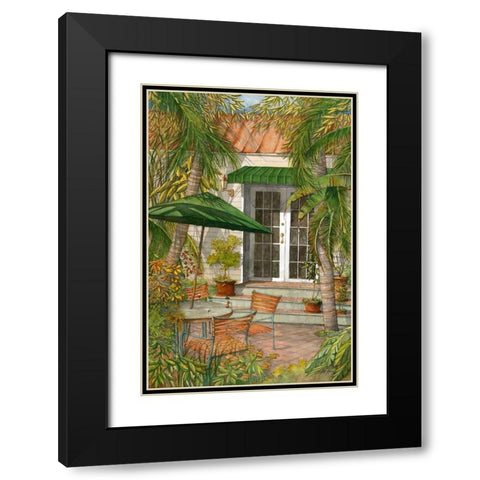 Happy Hour Black Modern Wood Framed Art Print with Double Matting by Rizzo, Gene