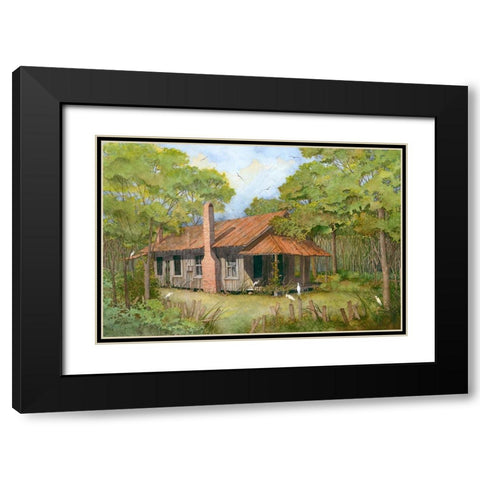 Enchanted Black Modern Wood Framed Art Print with Double Matting by Rizzo, Gene