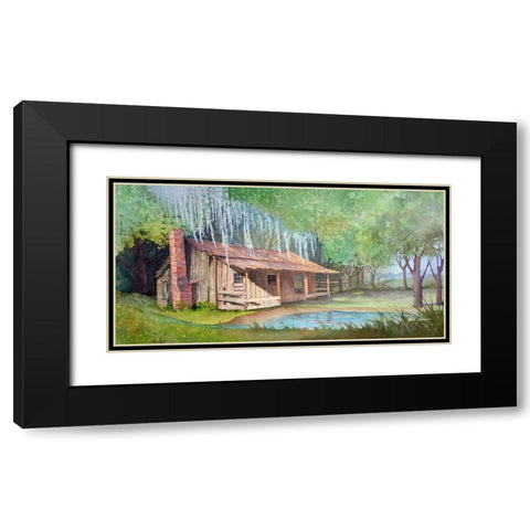 Farm Life Black Modern Wood Framed Art Print with Double Matting by Rizzo, Gene