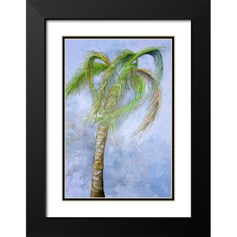 Gusty Black Modern Wood Framed Art Print with Double Matting by Rizzo, Gene