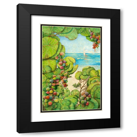 Separate Ways Black Modern Wood Framed Art Print with Double Matting by Rizzo, Gene