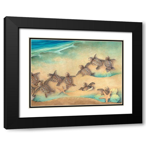Out To Sea Black Modern Wood Framed Art Print with Double Matting by Rizzo, Gene