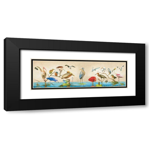 Hail, Hail The Gangs All Here Black Modern Wood Framed Art Print with Double Matting by Rizzo, Gene