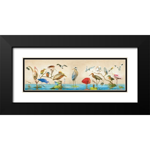 Hail, Hail The Gangs All Here Black Modern Wood Framed Art Print with Double Matting by Rizzo, Gene