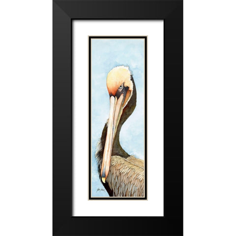 Heres Looking At You Black Modern Wood Framed Art Print with Double Matting by Rizzo, Gene