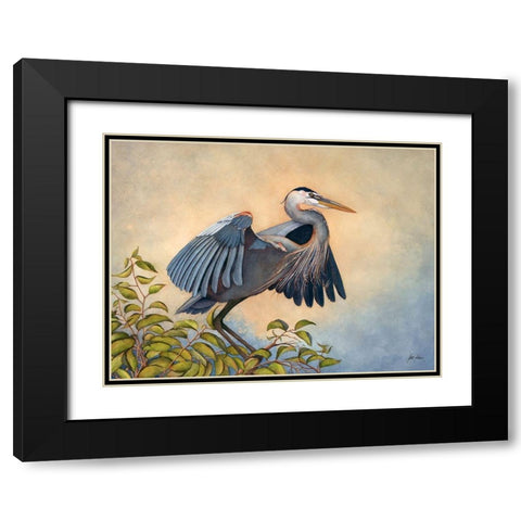 Majestic Black Modern Wood Framed Art Print with Double Matting by Rizzo, Gene