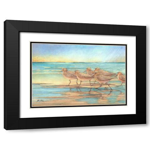 Whats Your Hurry Black Modern Wood Framed Art Print with Double Matting by Rizzo, Gene