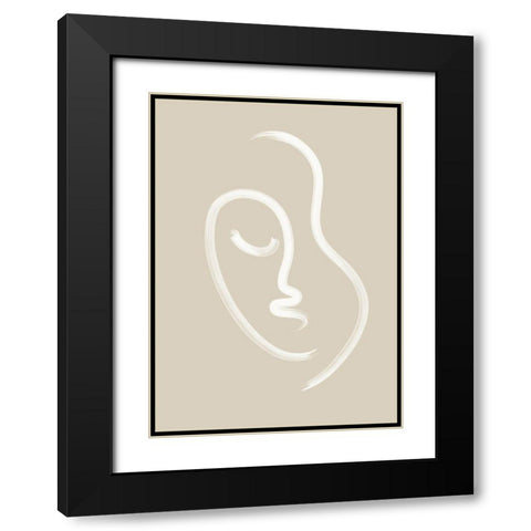 Dreaming Black Modern Wood Framed Art Print with Double Matting by Ratcliffe, Tiffany